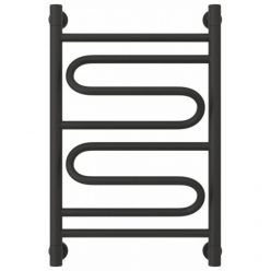 Полотенцесушитель водяной Сунержа Элегия+ 15-0205-6040, высота 60 см, ширина 40 см, универсальное подключение, цвет тёмный титан муар
