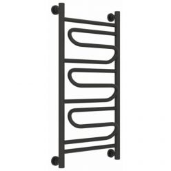 Полотенцесушитель водяной Сунержа Элегия+ 15-0205-8040, высота 80 см, ширина 40 см, универсальное подключение, цвет тёмный титан муар