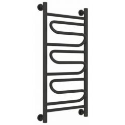 Полотенцесушитель водяной Сунержа Элегия+ 15-0205-8040, высота 80 см, ширина 40 см, универсальное подключение, цвет тёмный титан муар