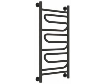 Полотенцесушитель водяной Сунержа Элегия+ 15-0205-8040, высота 80 см, ширина 40 см, универсальное подключение, цвет тёмный титан муар