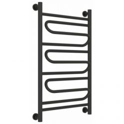 Полотенцесушитель водяной Сунержа Элегия+ 15-0205-8050, высота 80 см, ширина 50 см, универсальное подключение, цвет тёмный титан муар