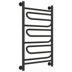 Полотенцесушитель водяной Сунержа Элегия+ 15-0205-8050, высота 80 см, ширина 50 см, универсальное подключение, цвет тёмный титан муар