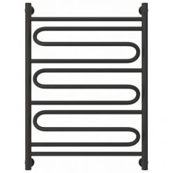 Полотенцесушитель водяной Сунержа Элегия+ 15-0205-8060, высота 80 см, ширина 60 см, универсальное подключение, цвет тёмный титан муар