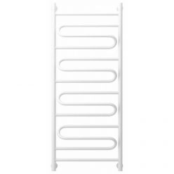 Полотенцесушитель водяной Сунержа Элегия+ 30-0205-1250, высота 120 см, ширина 50 см, универсальное подключение, цвет матовый белый