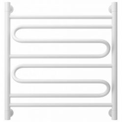 Полотенцесушитель водяной Сунержа Элегия+ 30-0205-6060, высота 60 см, ширина 60 см, универсальное подключение, цвет матовый белый