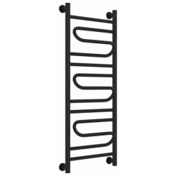 Полотенцесушитель водяной Сунержа Элегия+ 31-0205-1040, высота 100 см, ширина 40 см, универсальное подключение, цвет матовый черный