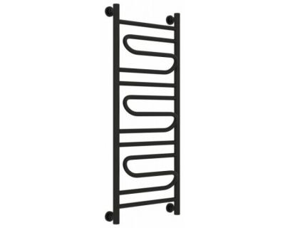 Полотенцесушитель водяной Сунержа Элегия+ 31-0205-1040, высота 100 см, ширина 40 см, универсальное подключение, цвет матовый черный