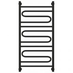 Полотенцесушитель водяной Сунержа Элегия+ 31-0205-1050, высота 100 см, ширина 50 см, универсальное подключение, цвет матовый черный