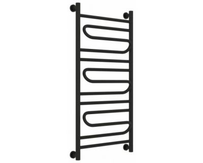 Полотенцесушитель водяной Сунержа Элегия+ 31-0205-1050, высота 100 см, ширина 50 см, универсальное подключение, цвет матовый черный