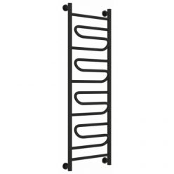 Полотенцесушитель водяной Сунержа Элегия+ 31-0205-1240, высота 120 см, ширина 40 см, универсальное подключение, цвет матовый черный