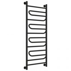 Полотенцесушитель водяной Сунержа Элегия+ 31-0205-1250, высота 120 см, ширина 50 см, универсальное подключение, цвет матовый черный