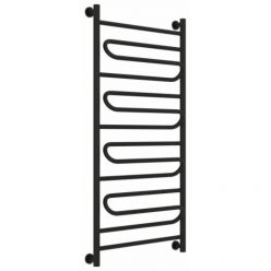 Полотенцесушитель водяной Сунержа Элегия+ 31-0205-1260, высота 120 см, ширина 60 см, универсальное подключение, цвет черный матовый