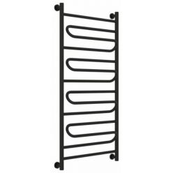 Полотенцесушитель водяной Сунержа Элегия+ 31-0205-1260, высота 120 см, ширина 60 см, универсальное подключение, цвет черный матовый