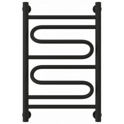 Полотенцесушитель водяной Сунержа Элегия+ 31-0205-6040, высота 60 см, ширина 40 см, универсальное подключение, цвет матовый черный