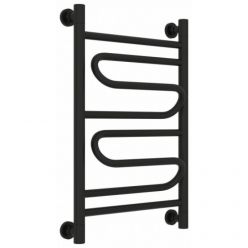 Полотенцесушитель водяной Сунержа Элегия+ 31-0205-6040, высота 60 см, ширина 40 см, универсальное подключение, цвет матовый черный