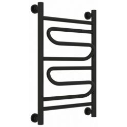 Полотенцесушитель водяной Сунержа Элегия+ 31-0205-6040, высота 60 см, ширина 40 см, универсальное подключение, цвет матовый черный