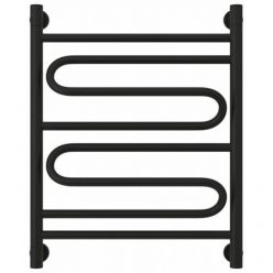 Полотенцесушитель водяной Сунержа Элегия+ 31-0205-6050, высота 60 см, ширина 50 см, универсальное подключение, цвет матовый черный