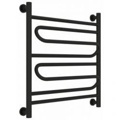 Полотенцесушитель водяной Сунержа Элегия+ 31-0205-6060, высота 60 см, ширина 60 см, универсальное подключение, цвет матовый черный
