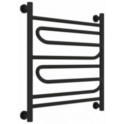 Полотенцесушитель водяной Сунержа Элегия+ 31-0205-6060, высота 60 см, ширина 60 см, универсальное подключение, цвет матовый черный
