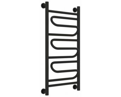Полотенцесушитель водяной Сунержа Элегия+ 31-0205-8040, высота 80 см, ширина 40 см, универсальное подключение, цвет матовый черный