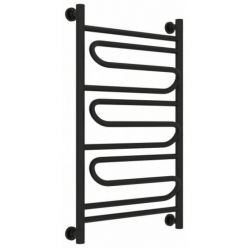 Полотенцесушитель водяной Сунержа Элегия+ 31-0205-8050, высота 80 см, ширина 50 см, универсальное подключение, цвет матовый черный