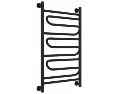 Полотенцесушитель водяной Сунержа Элегия+ 31-0205-8050, высота 80 см, ширина 50 см, универсальное подключение, цвет матовый черный