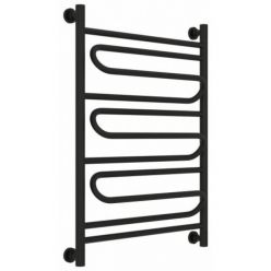 Полотенцесушитель водяной Сунержа Элегия+ 31-0205-8060, высота 80 см, ширина 60 см, универсальное подключение, цвет матовый черный