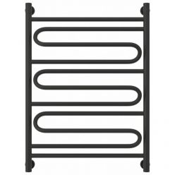 Полотенцесушитель водяной Сунержа Элегия+ 31-0205-8060, высота 80 см, ширина 60 см, универсальное подключение, цвет матовый черный