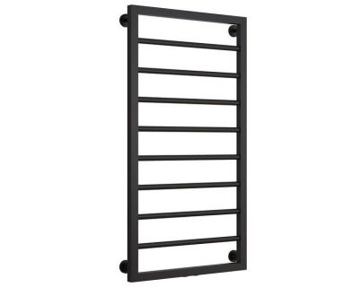 Полотенцесушитель водяной Сунержа Канцлер 31-0254-1050, высота 100 см, ширина 50 см, нижнее подключение 50 см, цвет матовый черный