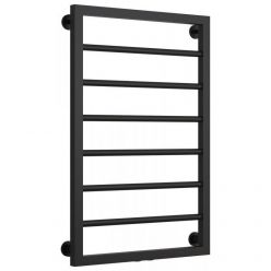 Полотенцесушитель водяной Сунержа Канцлер 31-0254-8050, высота 80 см, ширина 50 см, нижнее подключение 50 см, цвет матовый черный