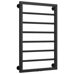 Полотенцесушитель водяной Сунержа Канцлер 31-0254-8050, высота 80 см, ширина 50 см, нижнее подключение 50 см, цвет матовый черный