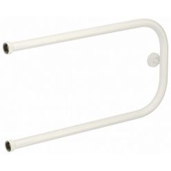 Полотенцесушитель водяной Сунержа П-образный+ 12-4003-3265, высота 32 см, ширина 65 см, боковое подключение 32 см, цвет белый