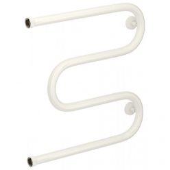 Полотенцесушитель водяной Сунержа М-образный+ 12-4007-5050, высота 50 см, ширина 50 см, боковое подключение 50 см, цвет белый
