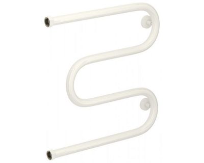 Полотенцесушитель водяной Сунержа М-образный+ 12-4007-5050, высота 50 см, ширина 50 см, боковое подключение 50 см, цвет белый
