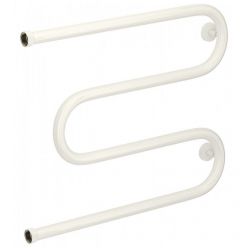Полотенцесушитель водяной Сунержа М-образный+ 12-4007-5065, высота 50 см, ширина 65 см, боковое подключение 50 см, цвет белый