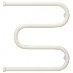 Полотенцесушитель водяной Сунержа М-образный+ 30-4007-5050, высота 50 см, ширина 50 см, боковое подключение 50 см, цвет матовый белый