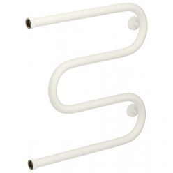 Полотенцесушитель водяной Сунержа М-образный+ 30-4007-5050, высота 50 см, ширина 50 см, боковое подключение 50 см, цвет матовый белый