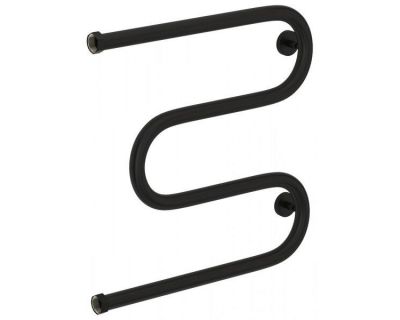 Полотенцесушитель водяной Сунержа М-образный+ 31-4007-5050, высота 50 см, ширина 50 см, боковое подключение 50 см, цвет черный матовый