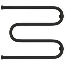 Полотенцесушитель водяной Сунержа М-образный+ 31-4007-5065, высота 50 см, ширина 65 см, боковое подключение 50 см, цвет матовый черный