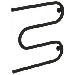 Полотенцесушитель водяной Сунержа М-образный+ 31-4007-6060, высота 60 см, ширина 60 см, боковое подключение 60 см, цвет матовый черный