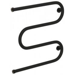 Полотенцесушитель водяной Сунержа М-образный+ 31-4007-6060, высота 60 см, ширина 60 см, боковое подключение 60 см, цвет матовый черный