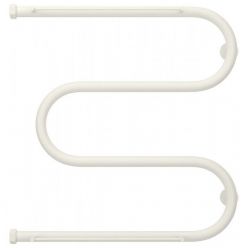 Полотенцесушитель водяной Сунержа М-образный+ 30-4008-6060, высота 60 см, ширина 60 см, боковое подключение 60 см, с 2 полками, цвет матовый белый