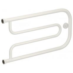 Полотенцесушитель водяной Сунержа Гусли+ 12-4009-3265, ширина 65 см, высота 32 см, боковое подключение 32 см, цвет белый