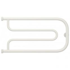 Полотенцесушитель водяной Сунержа Гусли+ 12-4009-3265, ширина 65 см, высота 32 см, боковое подключение 32 см, цвет белый