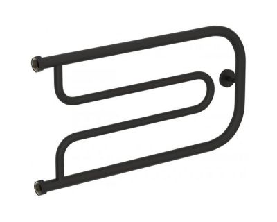 Полотенцесушитель водяной Сунержа Гусли+ 15-4009-3265, ширина 65 см, высота 32 см, боковое подключение 32 см, цвет тёмный титан муар