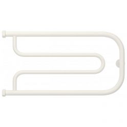 Полотенцесушитель водяной Сунержа Гусли+ 30-4009-3265, ширина 65 см, высота 32 см, боковое подключение 32 см, цвет матовый белый