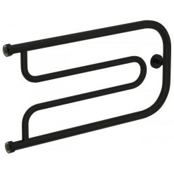 Полотенцесушитель водяной Сунержа Гусли+ 31-4009-3265, ширина 65 см, высота 32 см, боковое подключение 32 см, цвет матовый черный