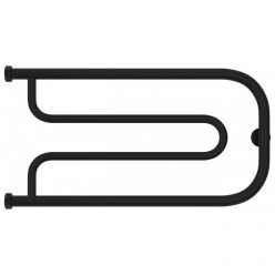 Полотенцесушитель водяной Сунержа Гусли+ 31-4009-3265, ширина 65 см, высота 32 см, боковое подключение 32 см, цвет матовый черный