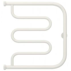 Полотенцесушитель водяной Сунержа Лира+ 12-4011-5050, высота 50 см, ширина 50 см, боковое подключение 50 см, цвет белый