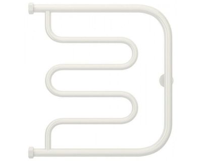 Полотенцесушитель водяной Сунержа Лира+ 12-4011-5050, высота 50 см, ширина 50 см, боковое подключение 50 см, цвет белый